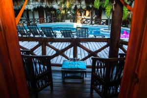Bazén v ubytování Holbox by Xaloc nebo v jeho okolí