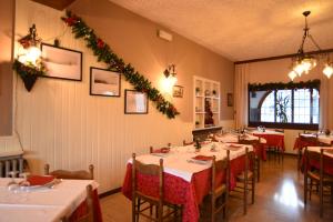 Restaurace v ubytování Albergo Bucaneve