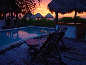 Bazén v ubytování Holbox by Xaloc nebo v jeho okolí