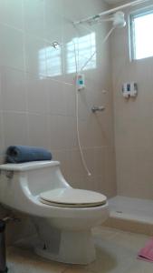 
Ванная комната в Panama Hat Hostel
