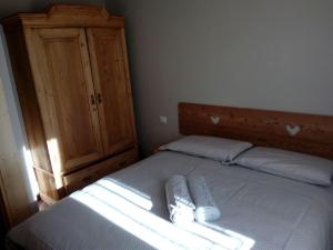 Postel nebo postele na pokoji v ubytování Relè B