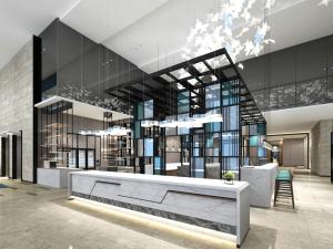 珠海金石凯悦嘉轩酒店的休息区
