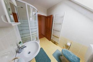 Koupelna v ubytování Farm Stay Loger