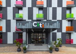 Budova, kde se aparthotel nachází