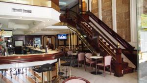 Гостиная зона в Hotel Compostela Vigo