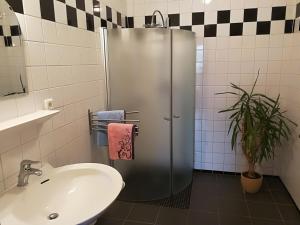 Kúpeľňa v ubytovaní Chalupa Koruna