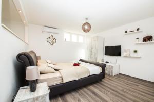 TV a/nebo společenská místnost v ubytování Studio apartman Centar