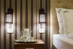 Katil atau katil-katil dalam bilik di Hotel Borkovac
