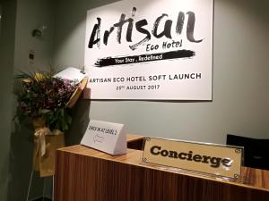 Certifikát, hodnocení, plakát nebo jiný dokument vystavený v ubytování Artisan Eco Hotel