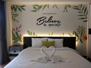 Cama o camas de una habitación en Pantharee Resort