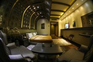 Posezení v ubytování Layali Al Shams Hotel