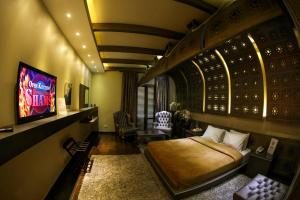 Posezení v ubytování Layali Al Shams Hotel