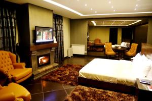 Posezení v ubytování Layali Al Shams Hotel
