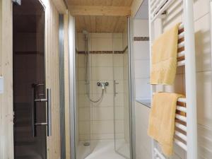 Ett badrum på Ferienwohnungen Zum Brockenbäcker in Schierke