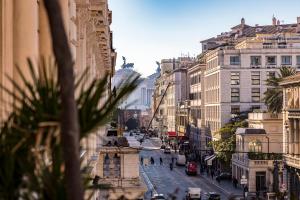 Uma visão geral de Roma ou uma vista da cidade tirada do hotel