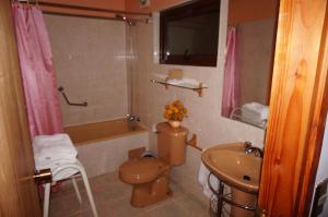 A bathroom at Los Gualles de la Candelaria Apart Hotel