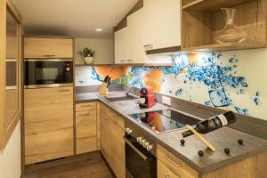 Kuchyňa alebo kuchynka v ubytovaní Bergspitz Luxury Appartement