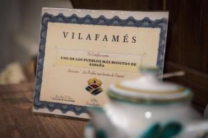 Certificado, premio, señal o documento que está expuesto en L'Arc de Pedra