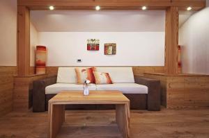 Χώρος καθιστικού στο Mountain B&B - La Scalira