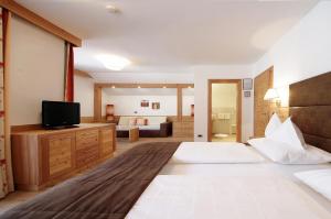 Ένα ή περισσότερα κρεβάτια σε δωμάτιο στο Mountain B&B - La Scalira