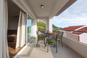 Balkón nebo terasa v ubytování Apartment Penthouse Mak
