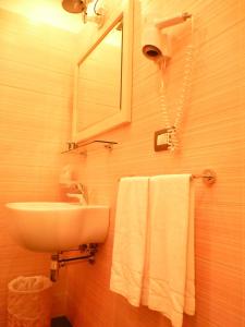 Kylpyhuone majoituspaikassa La Gerbera
