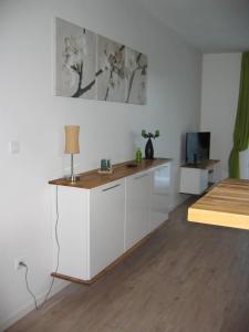 Dapur atau dapur kecil di Résidence Le Beau Site
