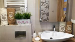 Kúpeľňa v ubytovaní Apartament Hawrań Murzasichle Apartamenty Murzasichle PL