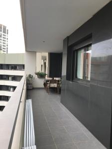 Balkón nebo terasa v ubytování Apartment familiar