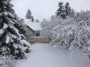 Apartments Zámoček Staré časy during the winter