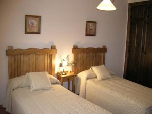 Posteľ alebo postele v izbe v ubytovaní EL LABRIEGO, Casa rural