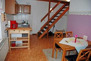 Küche/Küchenzeile in der Unterkunft Ferienappartements Haus Fischersruh