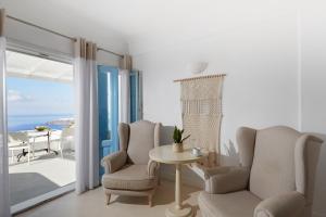 Area soggiorno di Andromeda Villas & Spa Resort