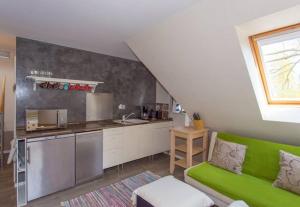 Η κουζίνα ή μικρή κουζίνα στο Ferienhaus am Museumshof