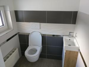 Et badeværelse på Appartement Schmidl