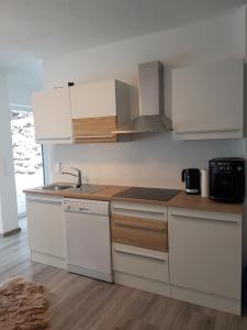Köök või kööginurk majutusasutuses Ferienwohnung Colleen