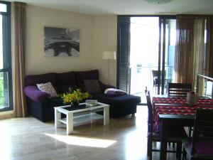 Posezení v ubytování Duplex primera línea de mar