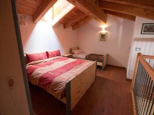 A bed or beds in a room at agriturismo la Meta