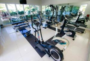 Fitness centrum a/nebo fitness zařízení v ubytování Novilla Boutique Resort