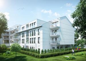 Vonkajšia záhrada v ubytovaní Chopin Apartments