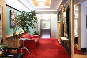 Posezení v ubytování Hotel Sachsenhof