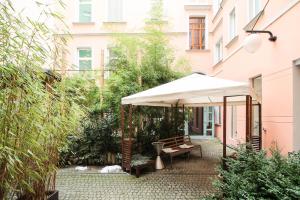 Zahrada ubytování Hotel Sachsenhof