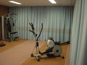 Fitness centrum a/nebo fitness zařízení v ubytování Hotel De Watermolen