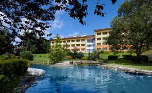 Bazén v ubytování LIPNO WELLNESS - FRYMBURK HOTEL private family room nebo v jeho okolí