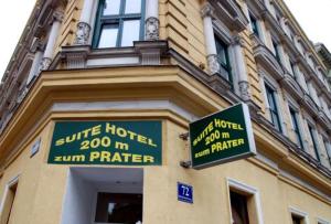 Certifikát, hodnocení, plakát nebo jiný dokument vystavený v ubytování Suite Hotel 200m zum Prater