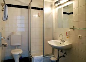 Koupelna v ubytování Suite Hotel 200m zum Prater