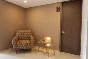 Hotel Plaza Carnaval的休息区