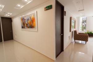 Hotel Plaza Carnaval的休息区