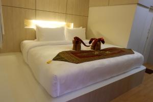 Кровать или кровати в номере Charming Lipe Villa