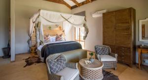 Zona d'estar a Botlierskop The Village Lodge